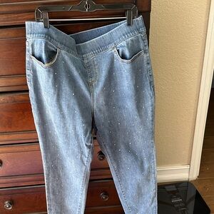 Lane Bryant Denim Jeans with diamond Accents